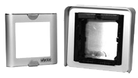 Ulydor SMB1 - SURFACE MOUNT BOX WITH BUILT IN HOOD FOR 1 MODULE